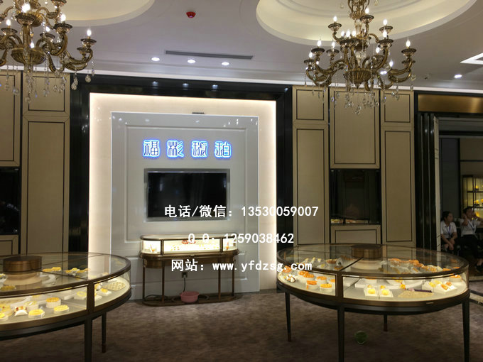 福彬琥珀深圳旗艦店展柜制作案例